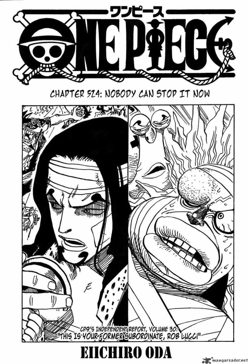 One Piece Chapter 524 — page 1