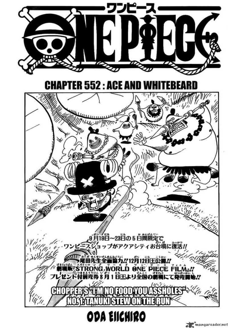 One Piece Chapter 552 — page 1