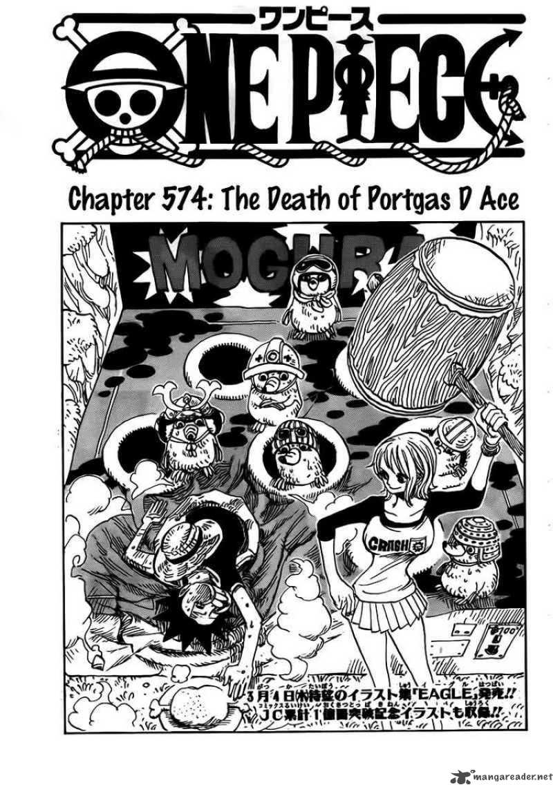 One Piece Chapter 574 — page 1