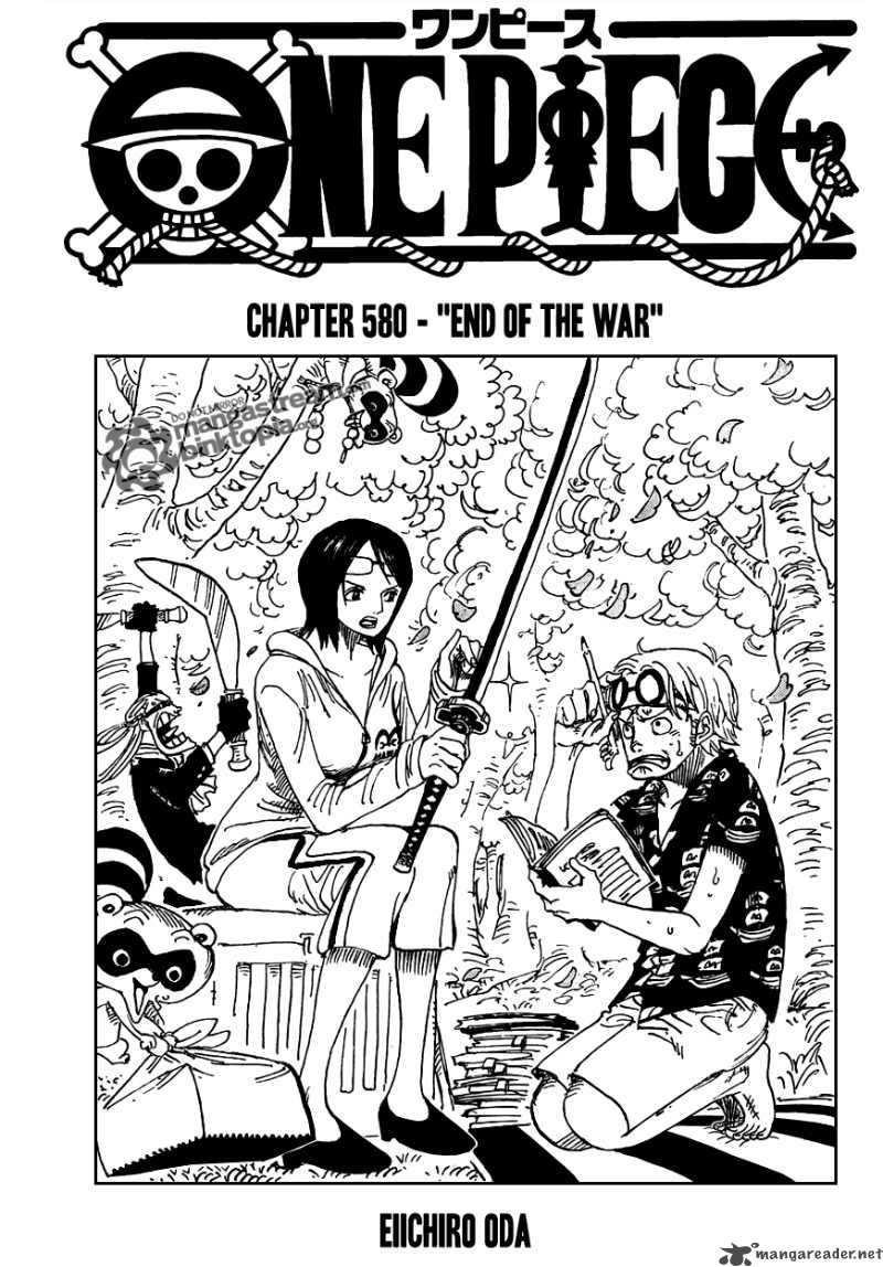 One Piece Chapter 580 — page 1