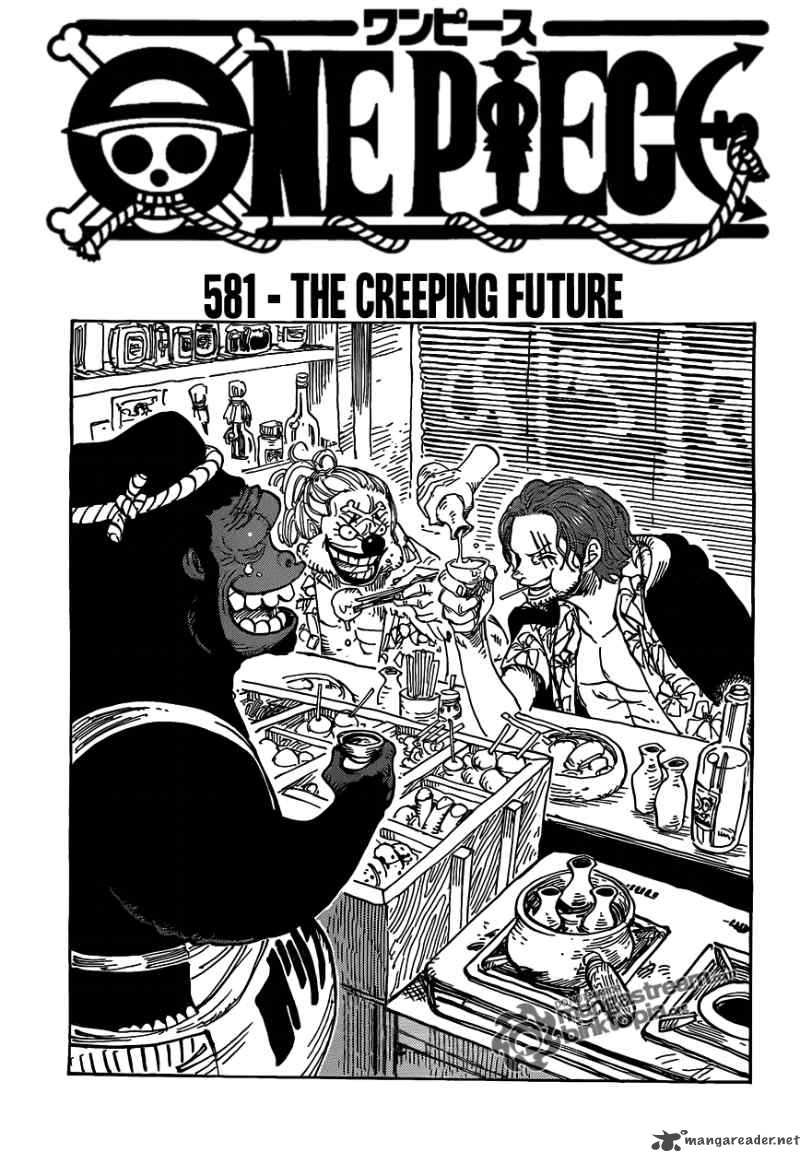 One Piece Chapter 581 — page 1