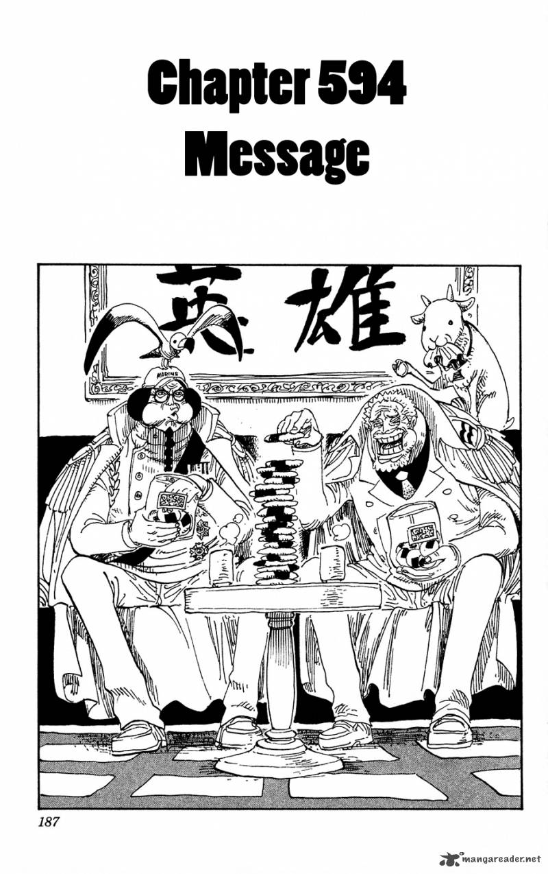 One Piece Chapter 594 — page 1