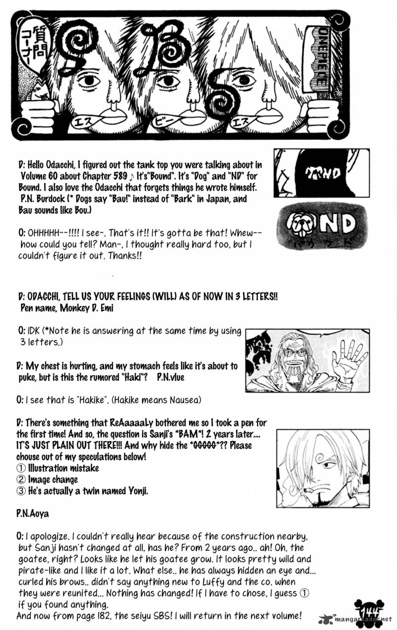 One Piece Chapter 600 — page 19