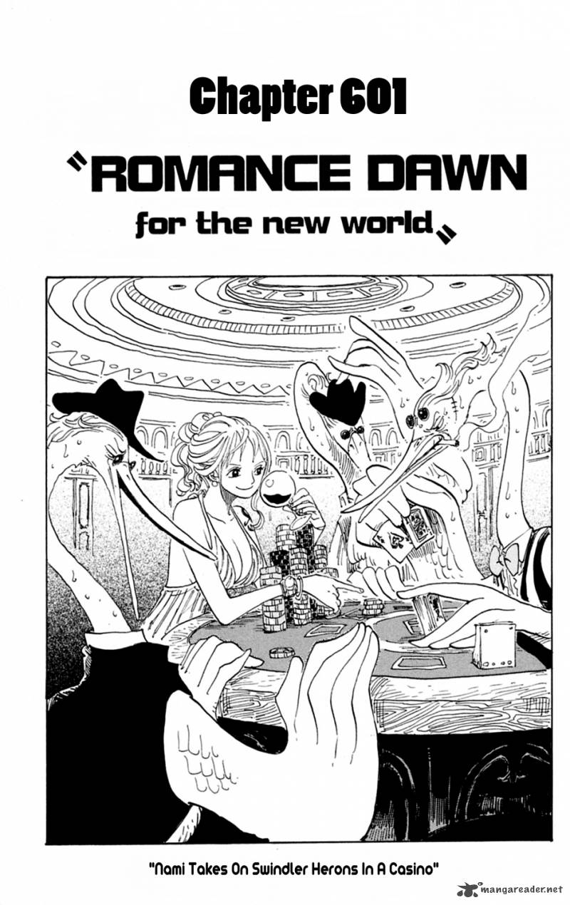 One Piece Chapter 601 — page 1