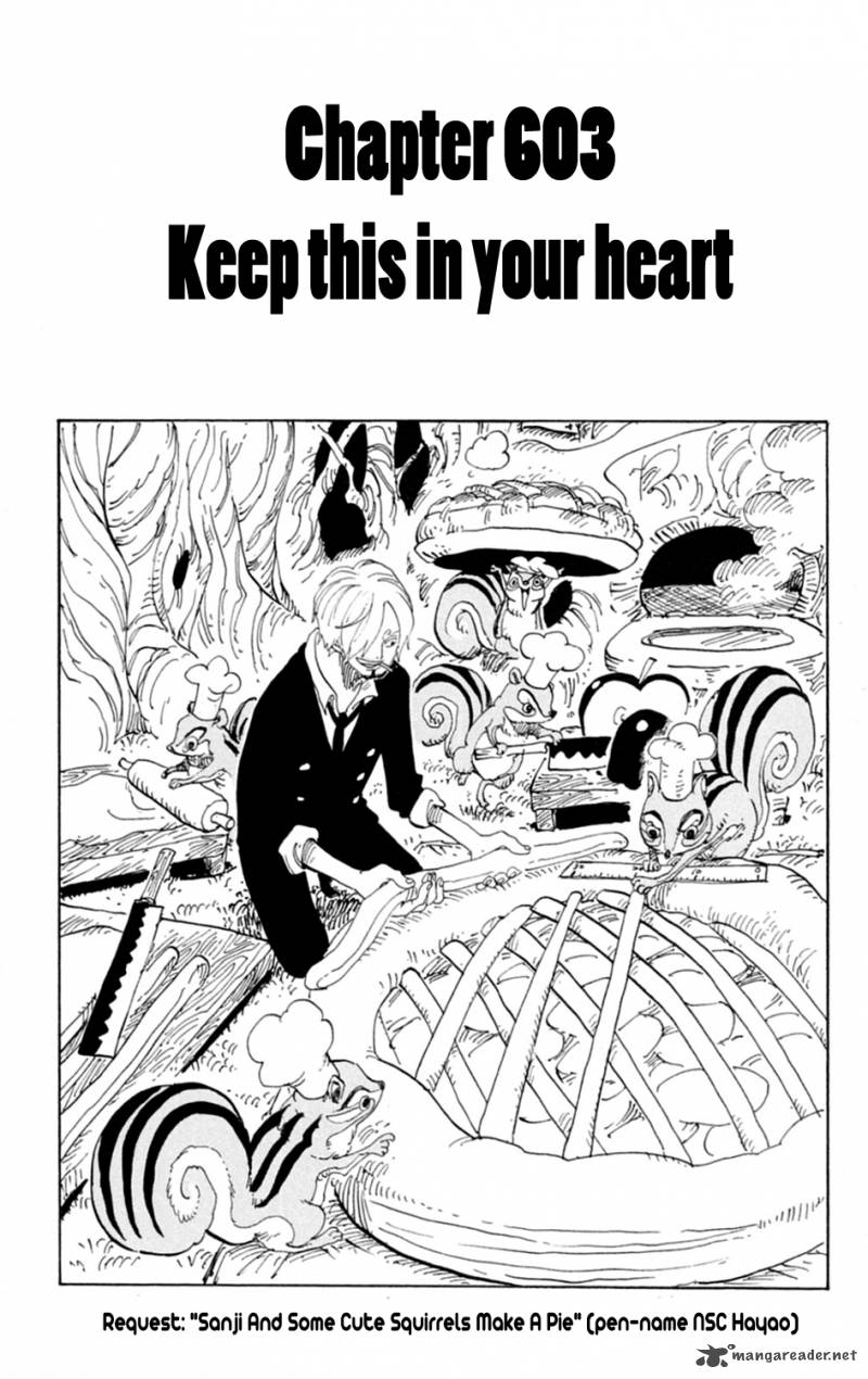 One Piece Chapter 603 — page 1