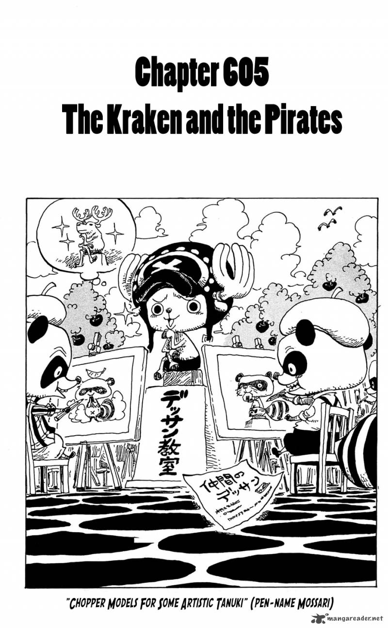 One Piece Chapter 605 — page 1