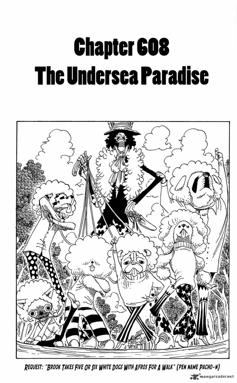 One Piece Chapter 608 — page 1