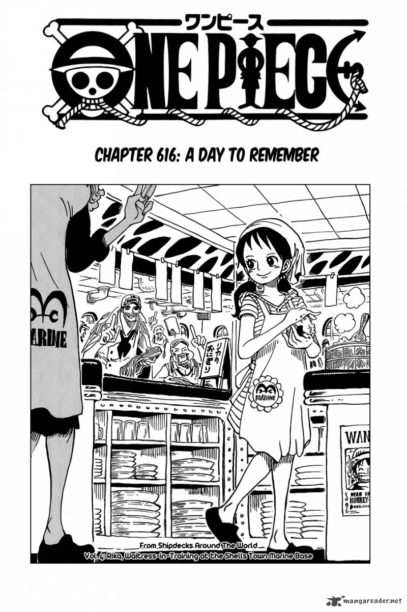 One Piece Chapter 616 — page 1