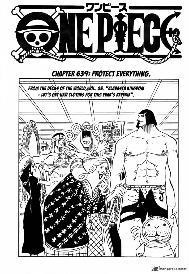 One Piece Chapter 639 — page 1