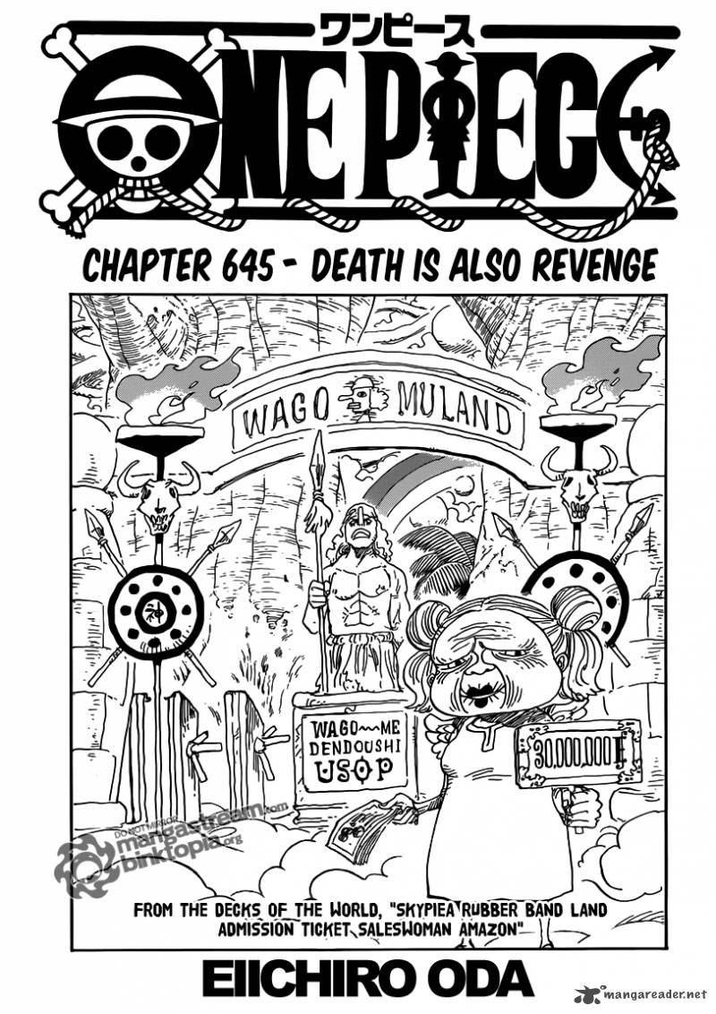 One Piece Chapter 645 — page 1