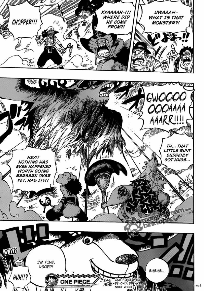 One Piece Chapter 645 — page 17