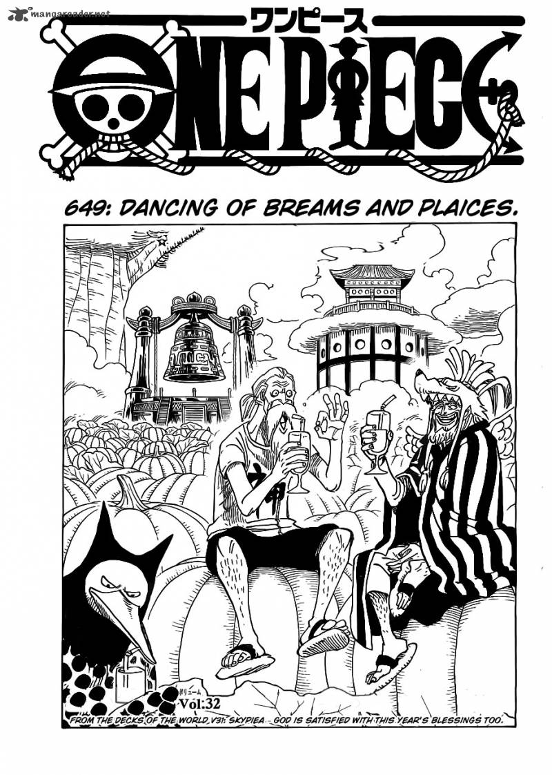One Piece Chapter 649 — page 1