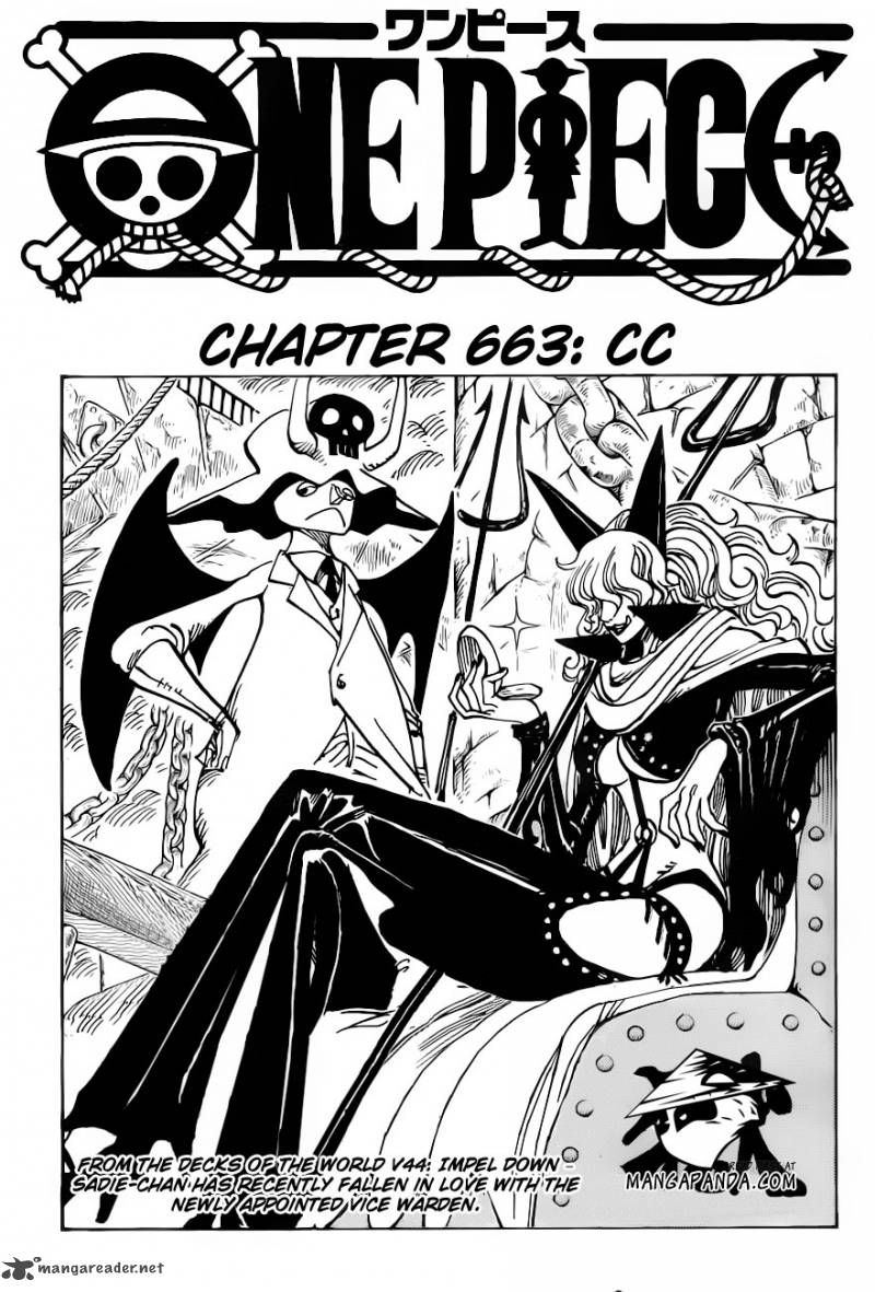 One Piece Chapter 663 — page 1