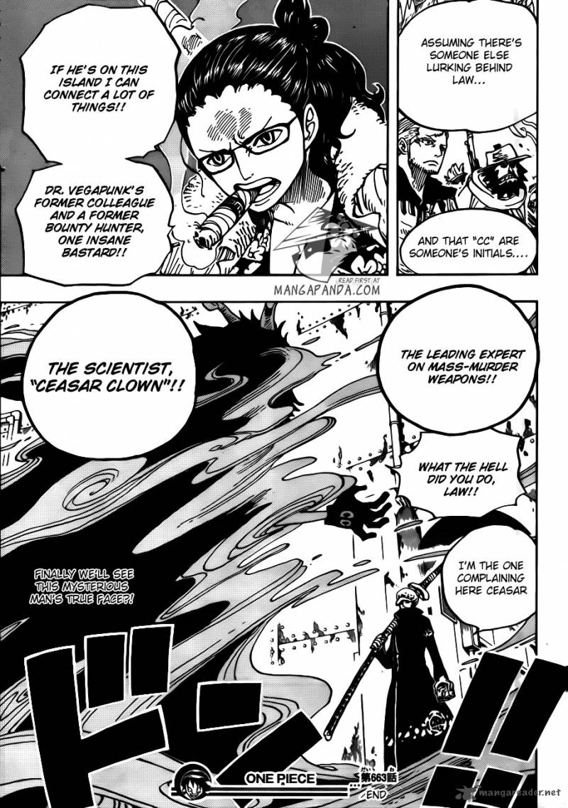 One Piece Chapter 663 — page 19