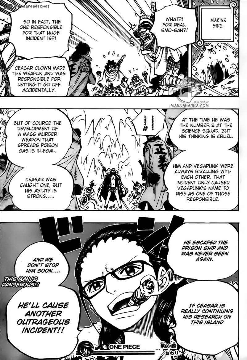 One Piece Chapter 664 — page 18