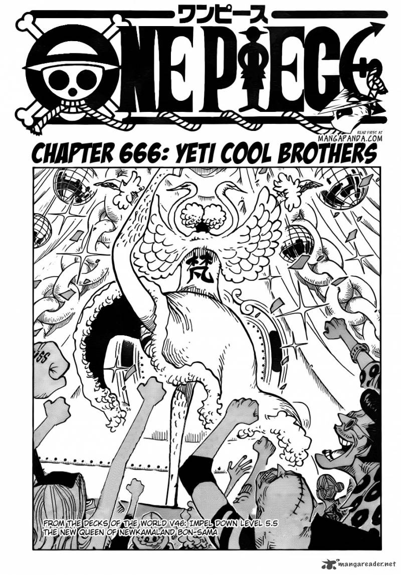One Piece Chapter 666 — page 1