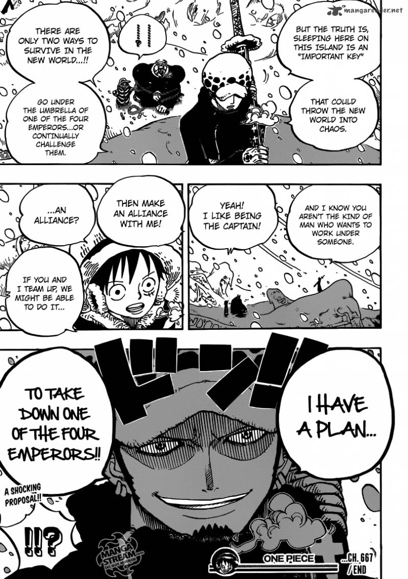 One Piece Chapter 667 — page 19