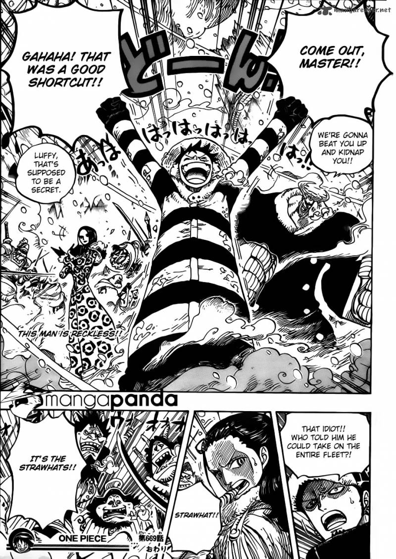 One Piece Chapter 669 — page 17