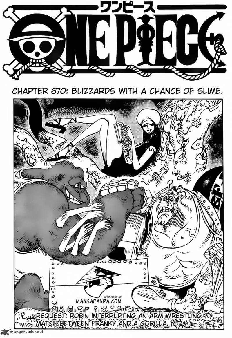 One Piece Chapter 670 — page 1