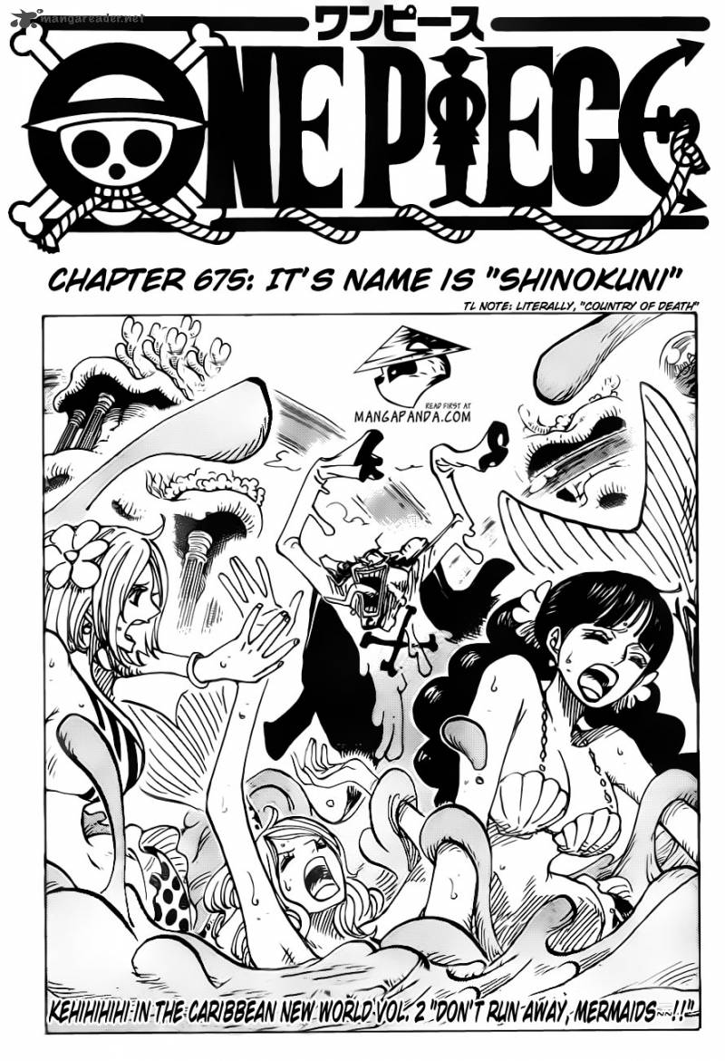 One Piece Chapter 675 — page 1