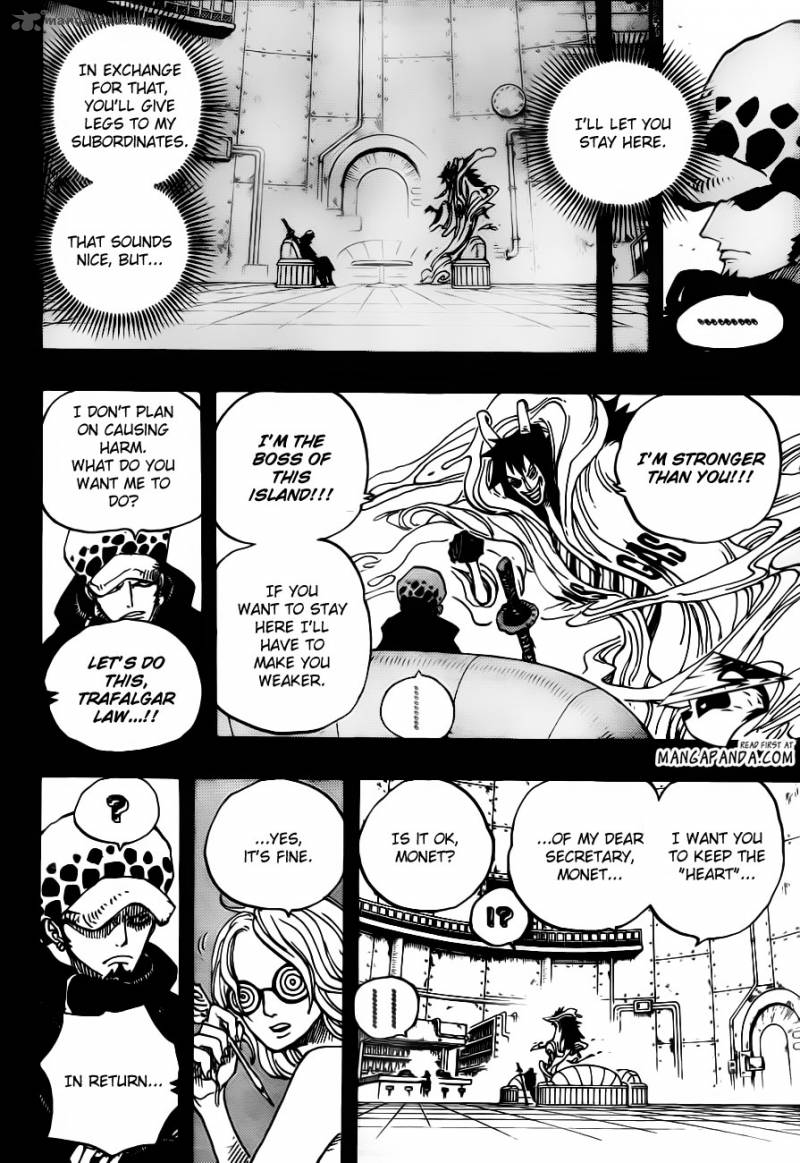 One Piece Chapter 675 — page 8