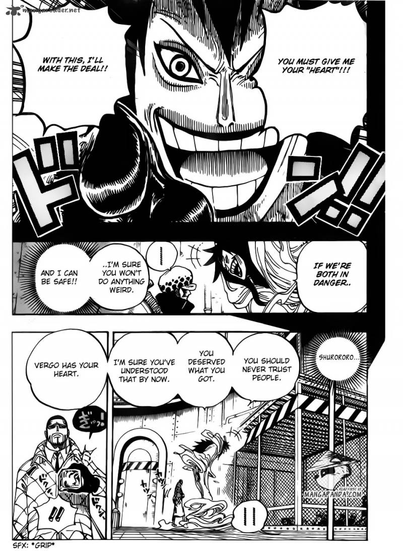 One Piece Chapter 675 — page 9