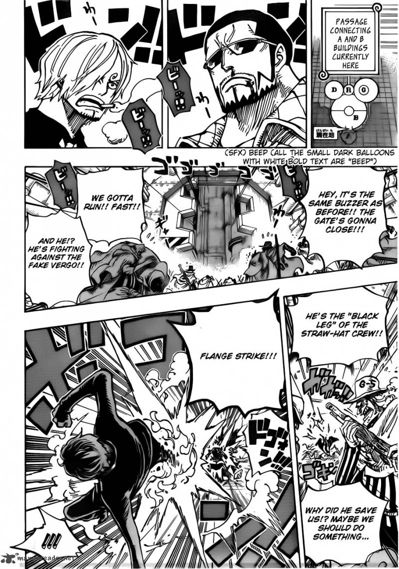 One Piece Chapter 681 — page 14