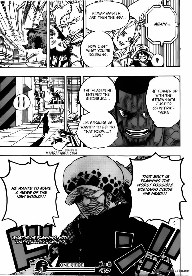 One Piece Chapter 681 — page 19