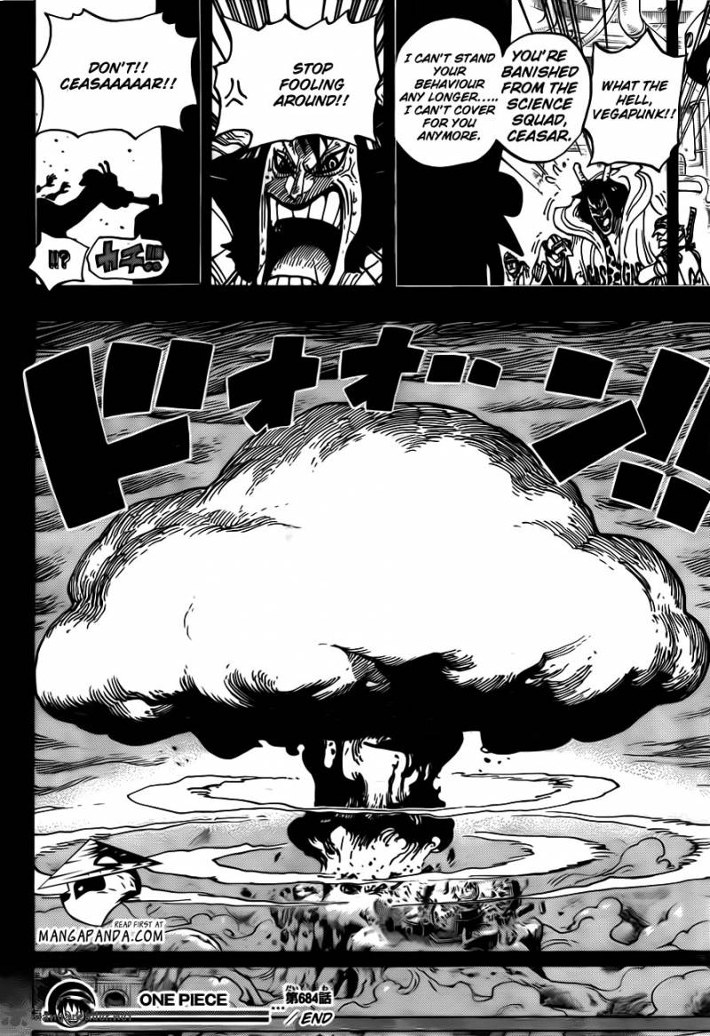One Piece Chapter 684 — page 18