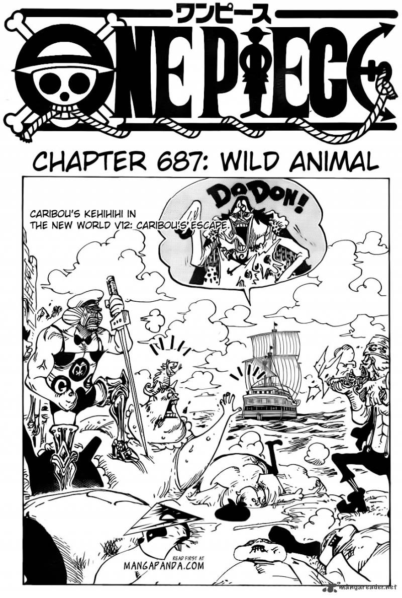 One Piece Chapter 687 — page 3