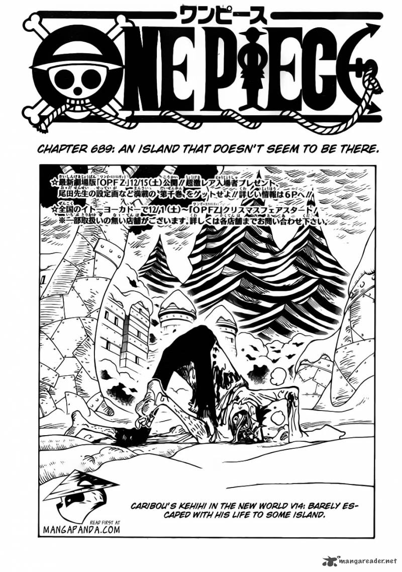 One Piece Chapter 689 — page 3