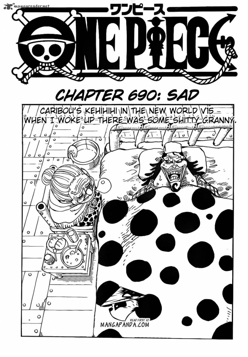 One Piece Chapter 690 — page 3