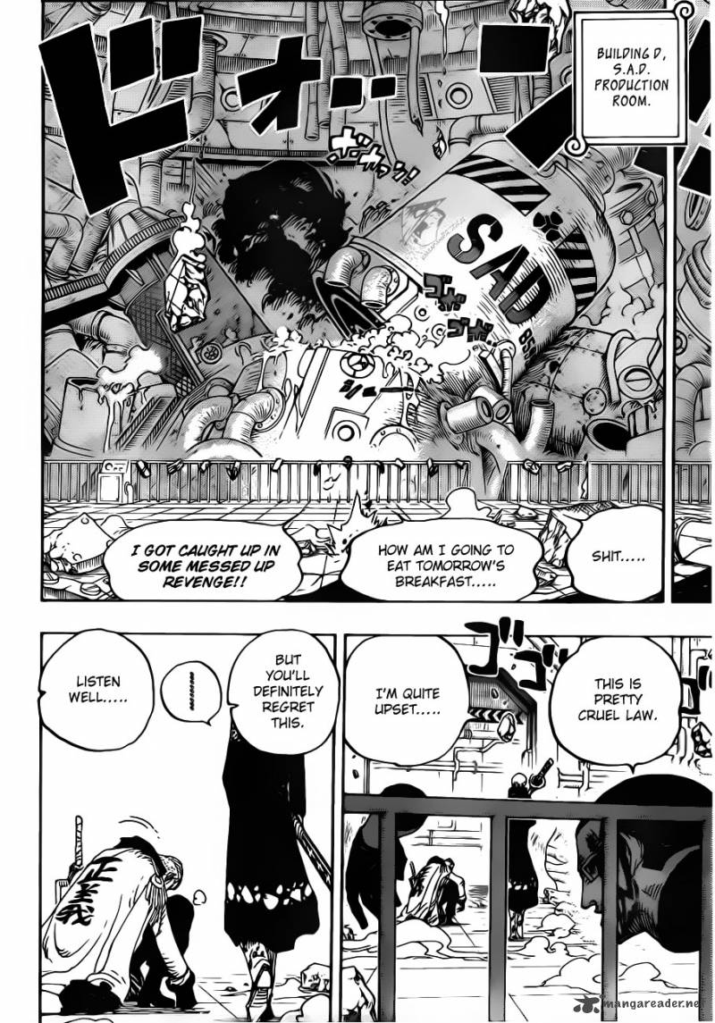 One Piece Chapter 691 — page 6