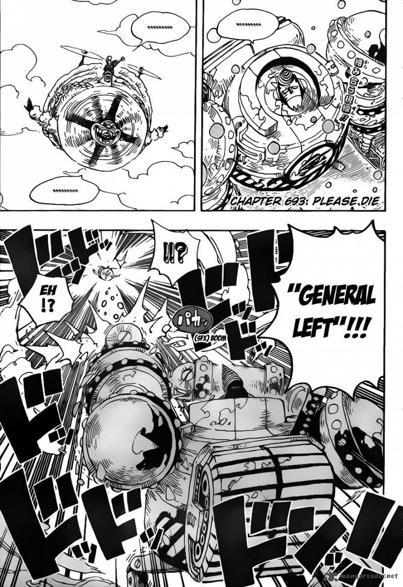 One Piece Chapter 693 — page 5