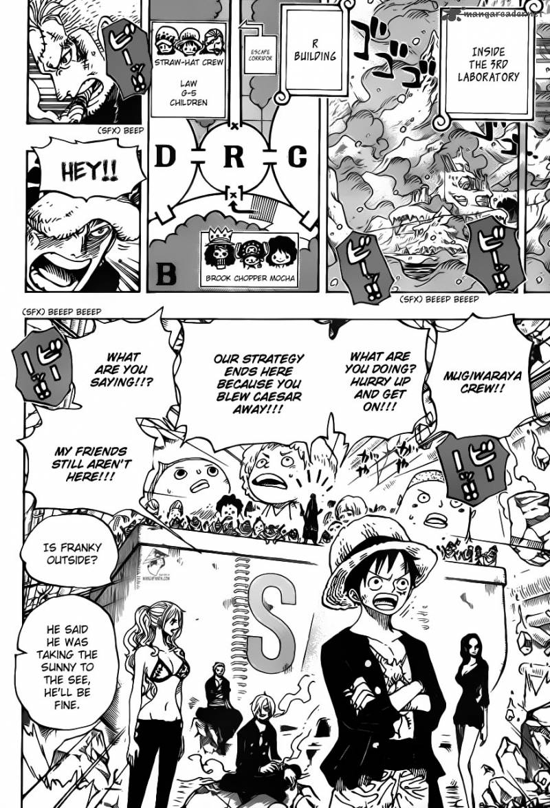 One Piece Chapter 693 — page 14