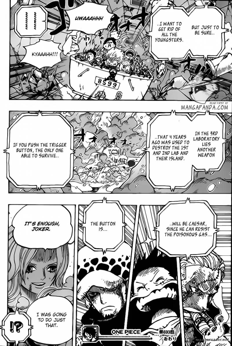 One Piece Chapter 693 — page 18