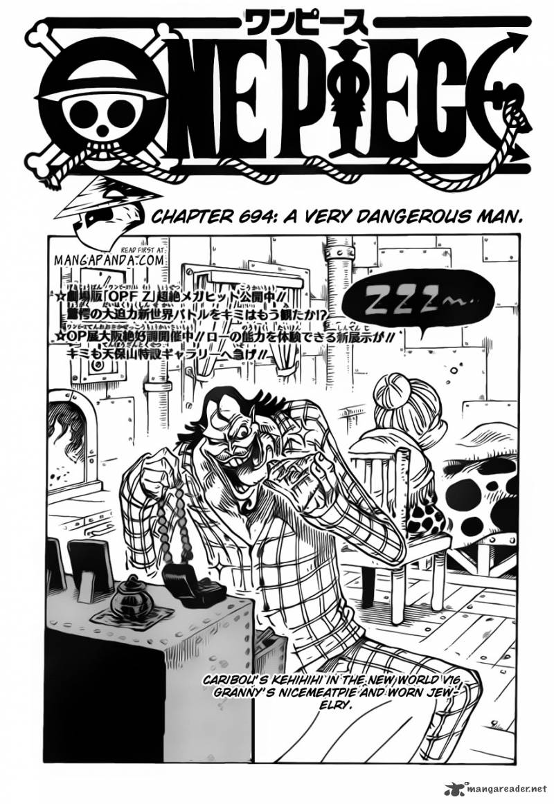 One Piece Chapter 694 — page 3