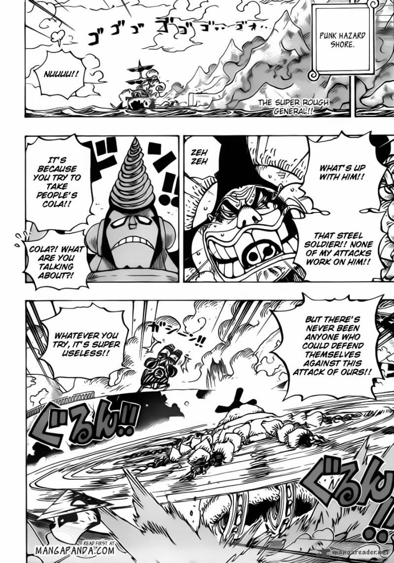 One Piece Chapter 695 — page 4