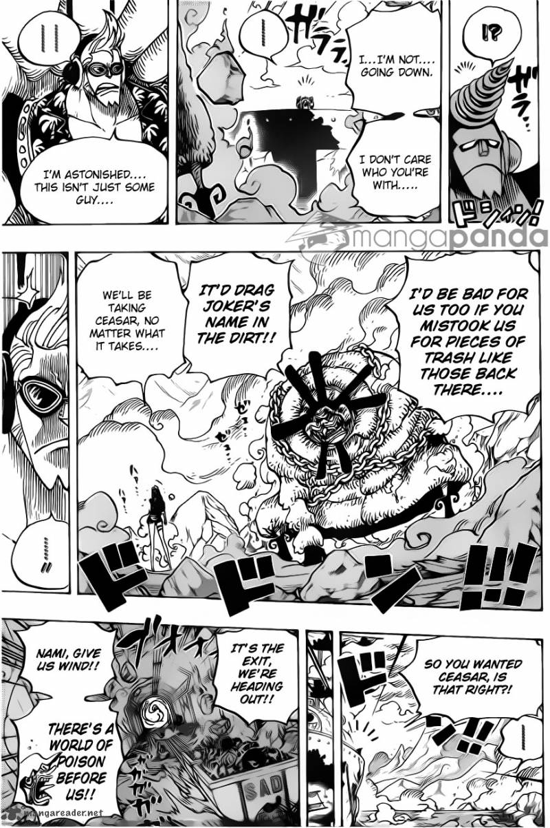 One Piece Chapter 695 — page 8