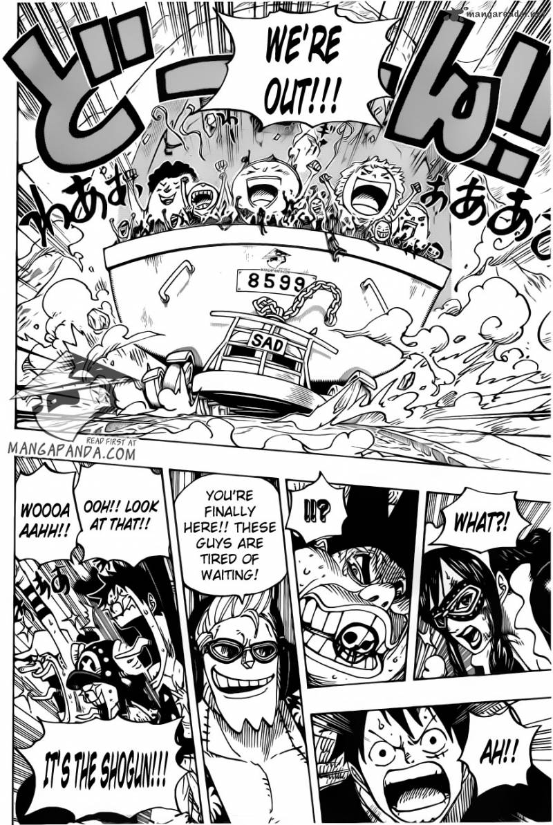 One Piece Chapter 695 — page 9
