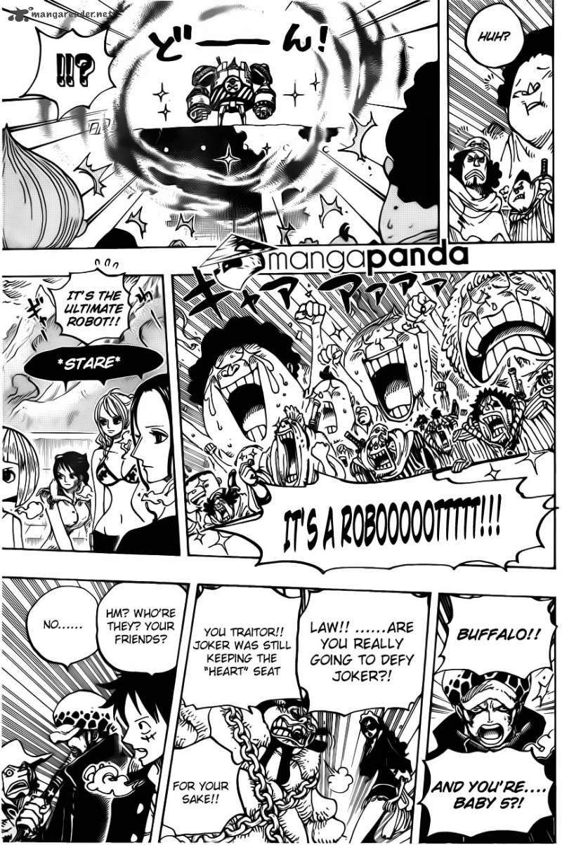 One Piece Chapter 695 — page 10