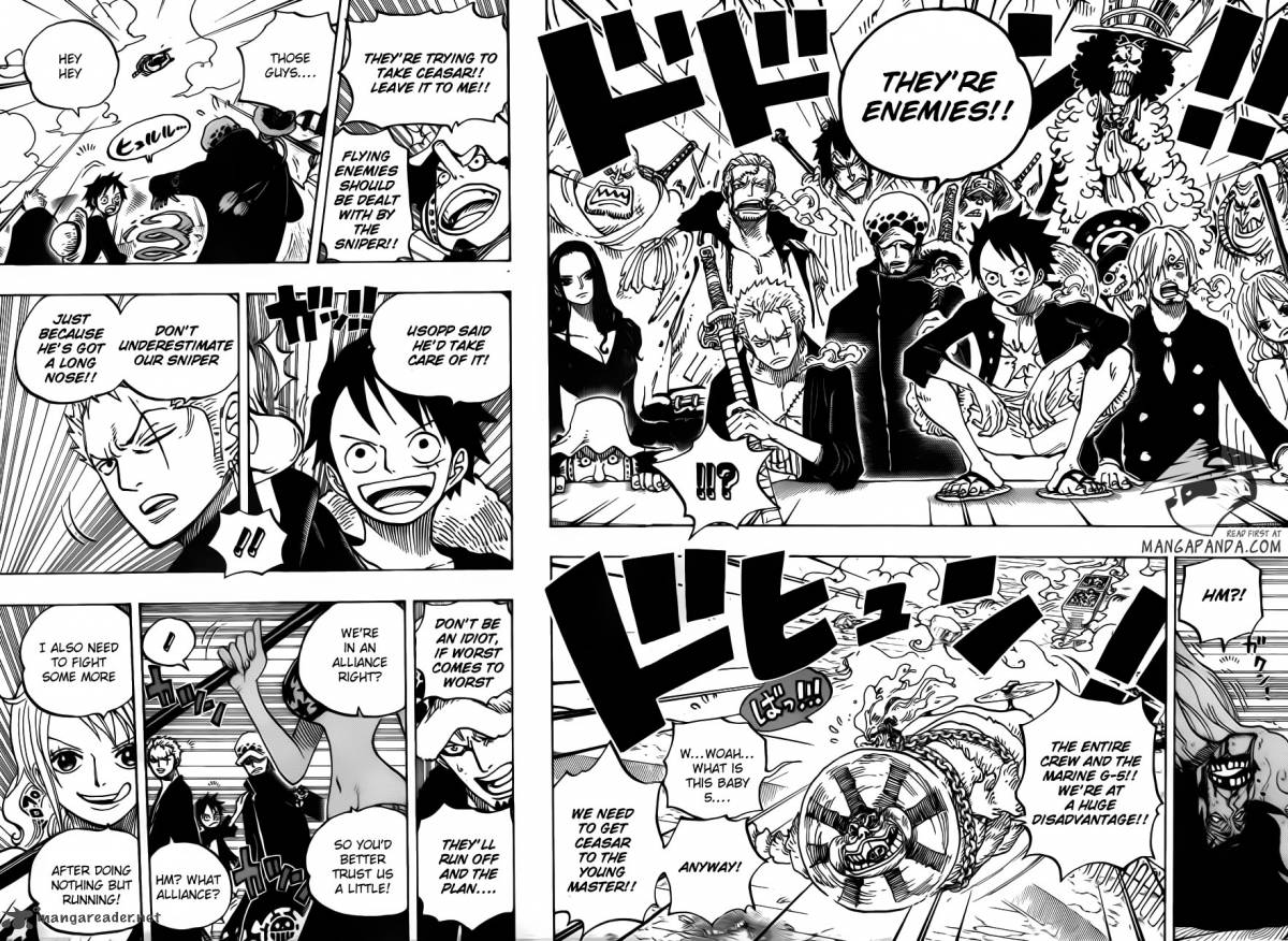 One Piece Chapter 695 — page 11