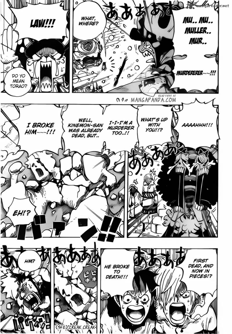 One Piece Chapter 696 — page 7