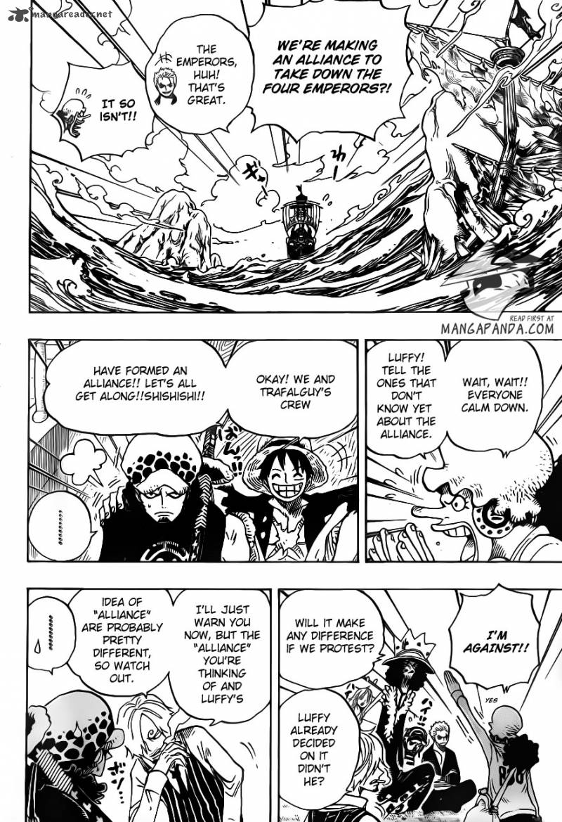 One Piece Chapter 698 — page 14