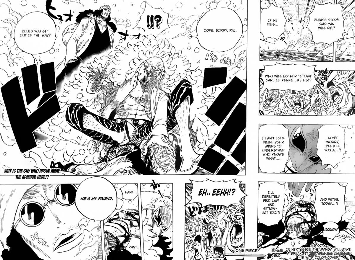 One Piece Chapter 698 — page 20
