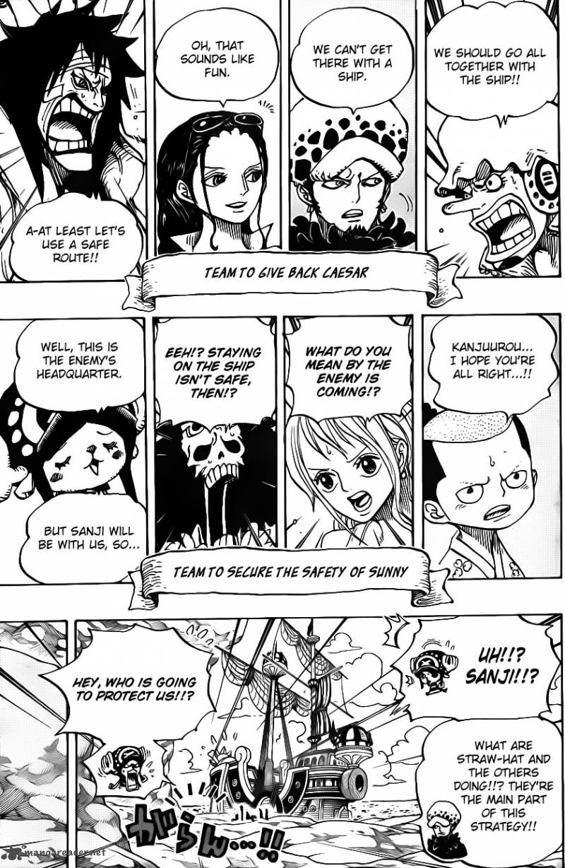 One Piece Chapter 701 — page 9