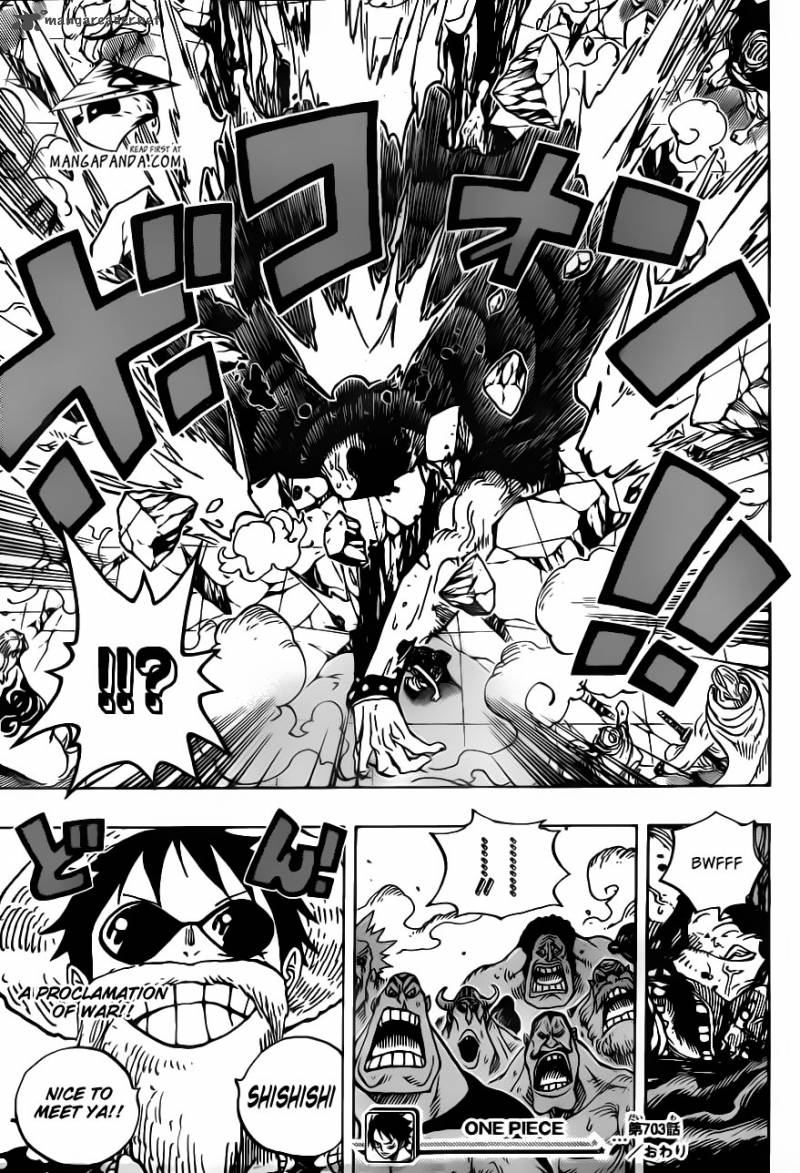 One Piece Chapter 703 — page 21