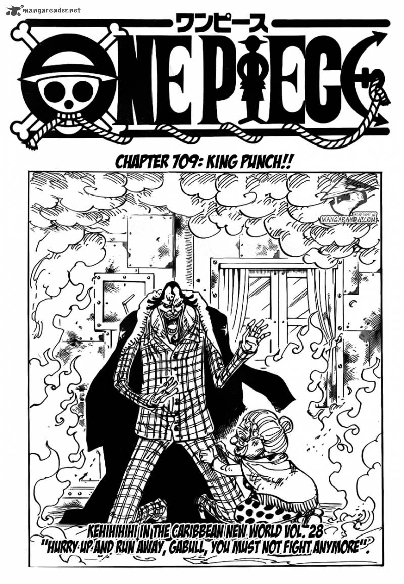One Piece Chapter 709 — page 3