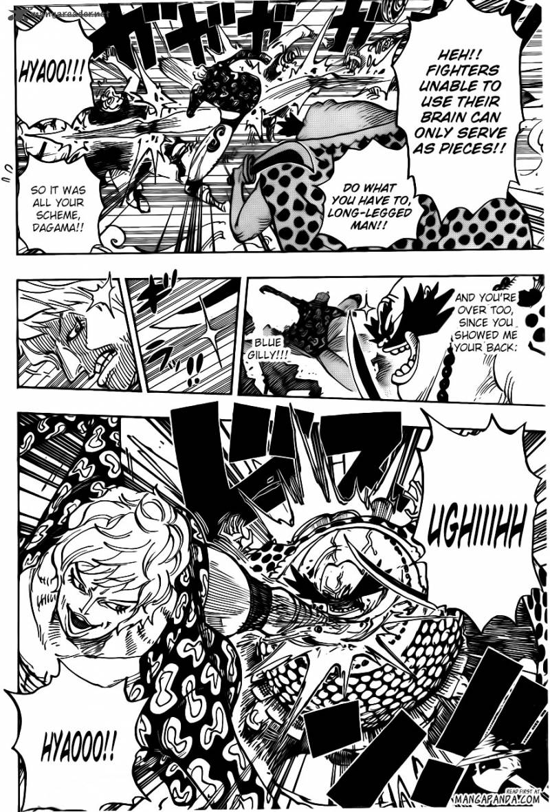 One Piece Chapter 709 — page 8