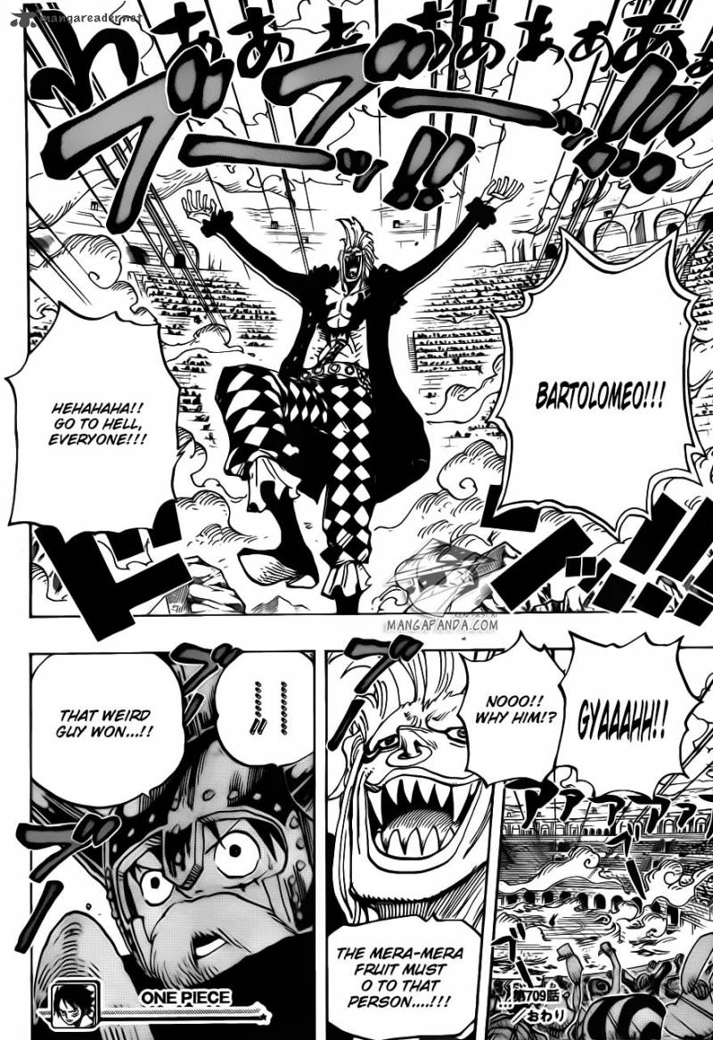 One Piece Chapter 709 — page 19